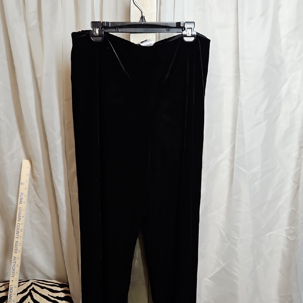 Alex Evenings Elegant Black Pull On Pant Sz Xl